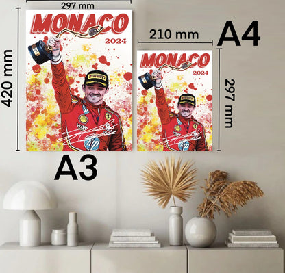 Charles Leclerc Gran Premio di Monaco 2024 Ferrari Formula 1 Grand Prix Series Montecarlo