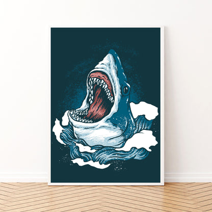 Squalo - Shark Stampa Grafica