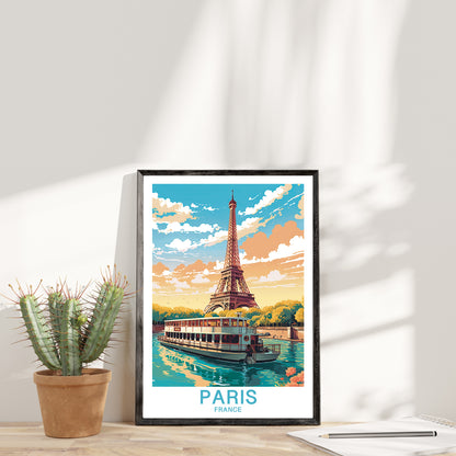 Parigi Torre Eiffel - Francia  | Travel Poster