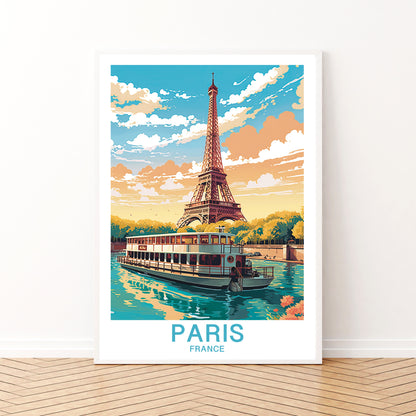 Parigi Torre Eiffel - Francia  | Travel Poster