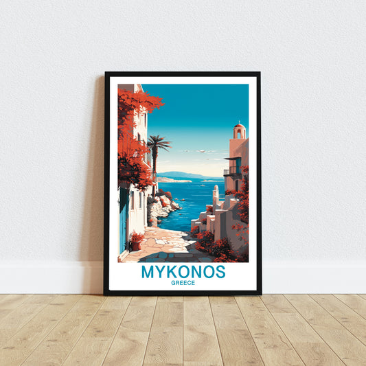 Mykonos - Grecia  | Travel Poster