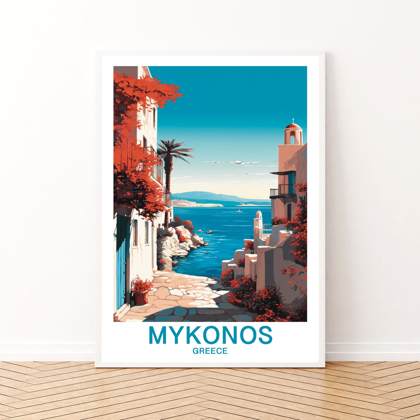 Mykonos - Grecia  | Travel Poster