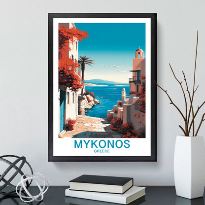 Mykonos - Grecia  | Travel Poster