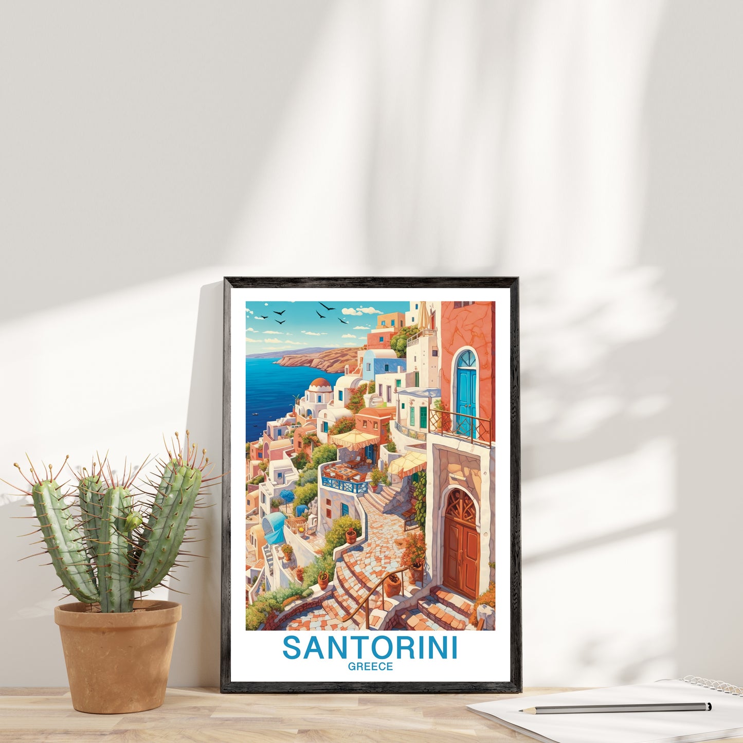 Santorini - Grecia | Travel Poster