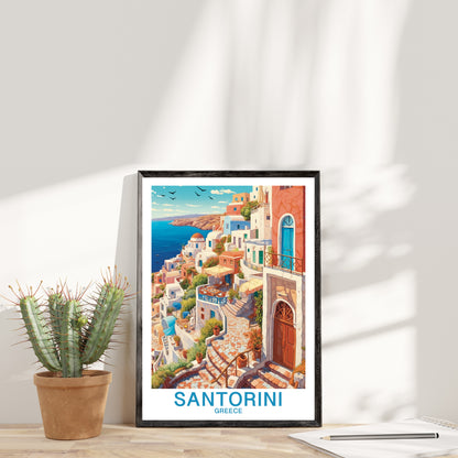 Santorini - Grecia | Travel Poster