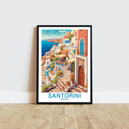 Santorini - Grecia | Travel Poster