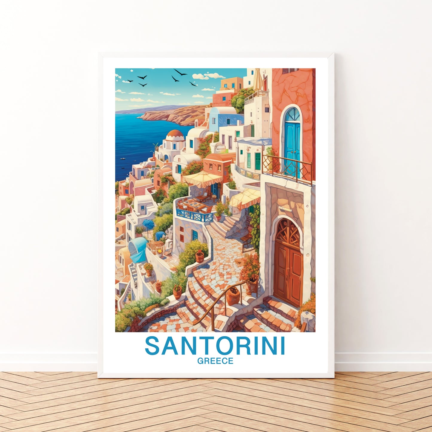 Santorini - Grecia | Travel Poster