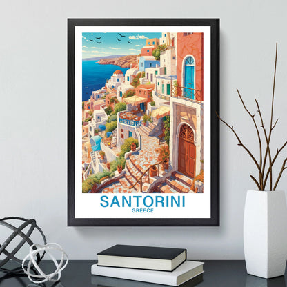 Santorini - Grecia | Travel Poster