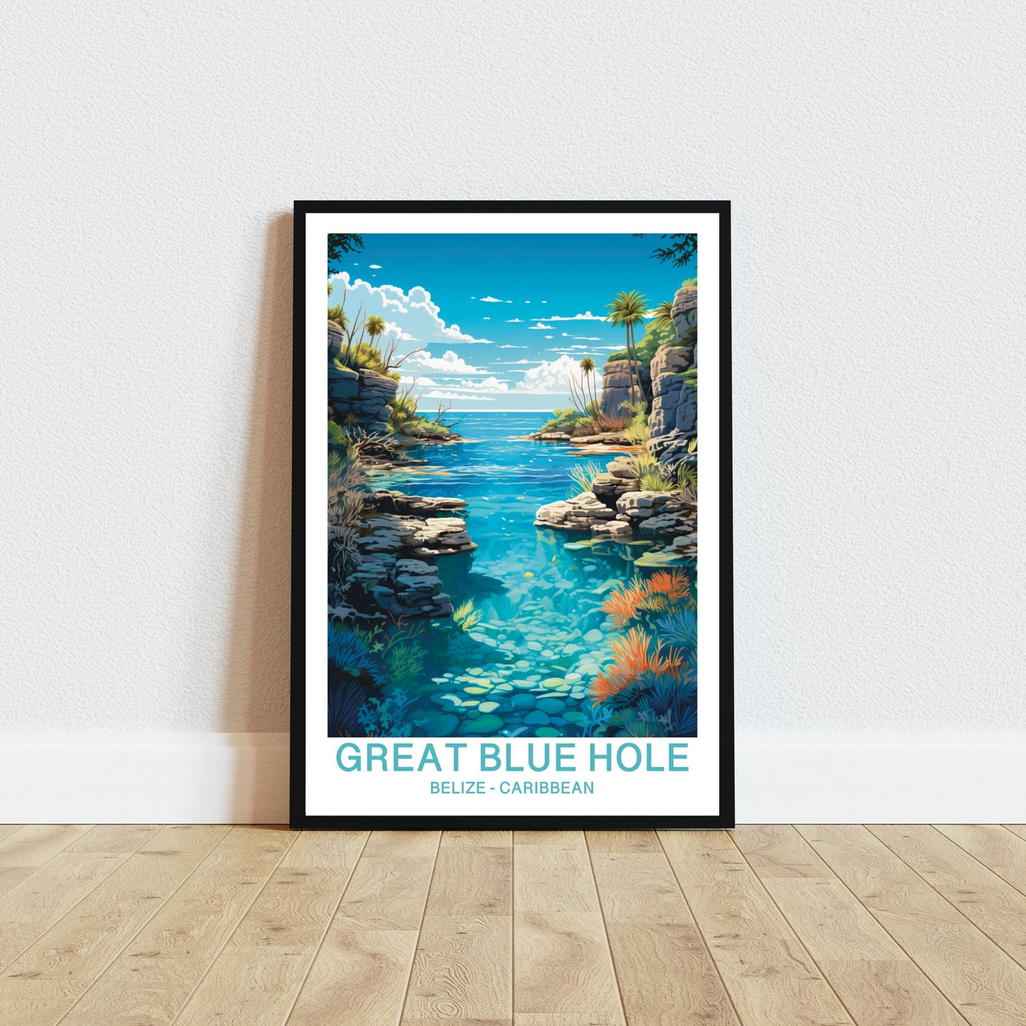 Great Blue Hole - Caraibi | Travel Poster