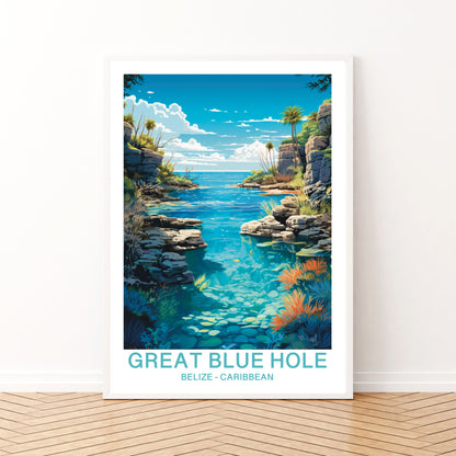 Great Blue Hole - Caraibi | Travel Poster