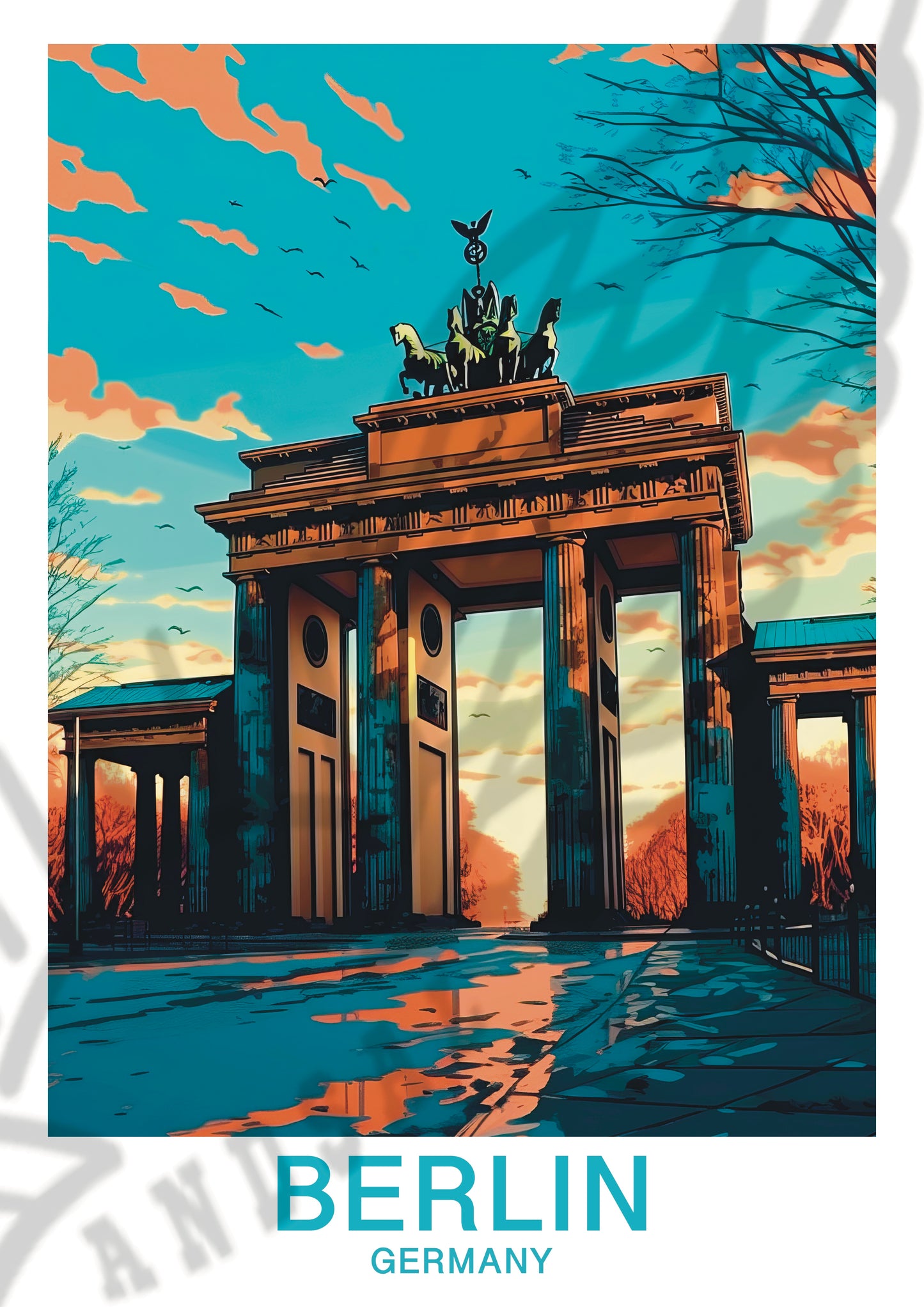 Berlino - Germania | Travel Poster