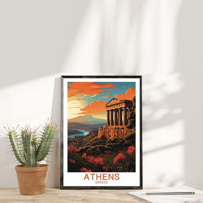 Atene - Grecia | Travel Poster