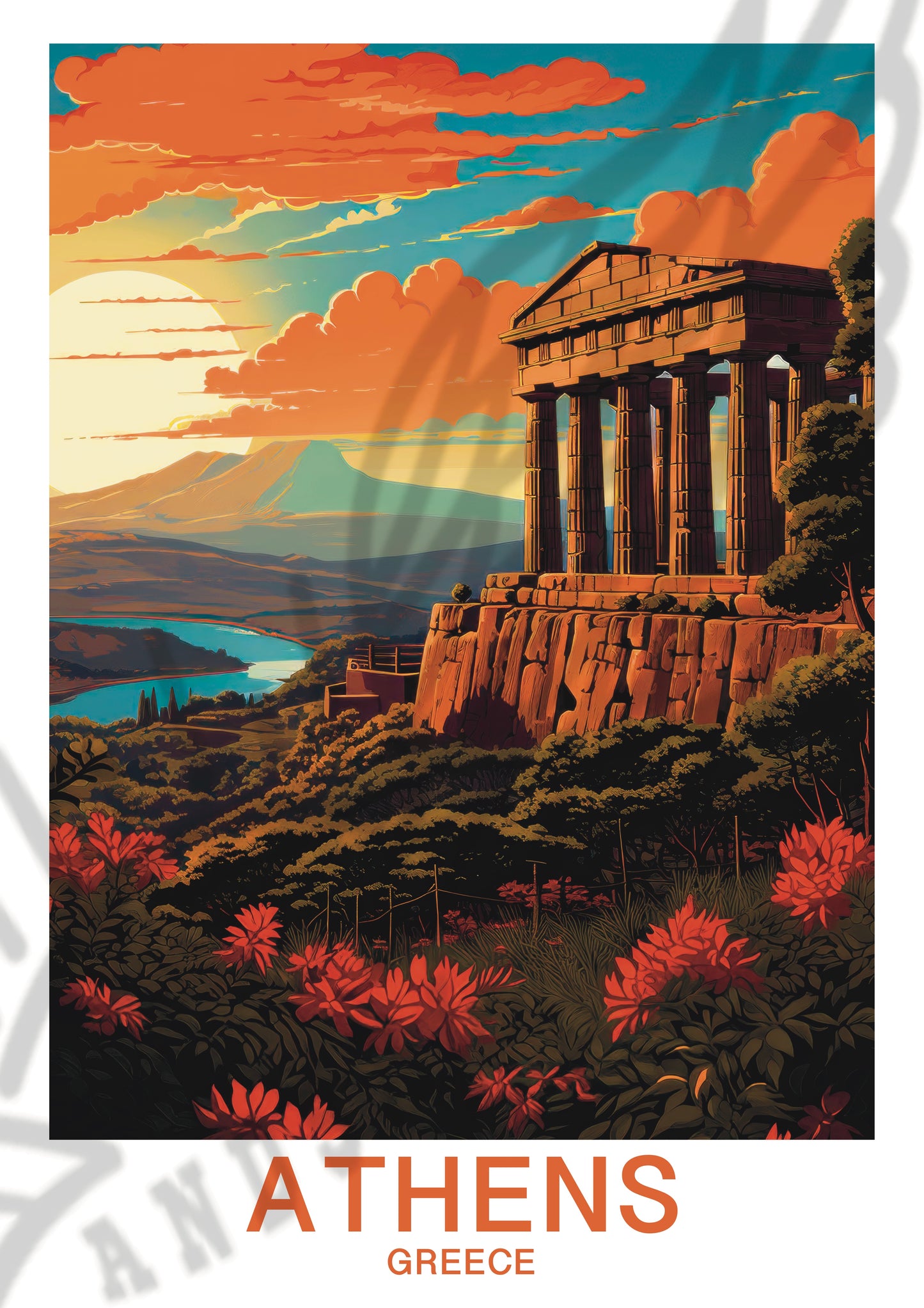 Atene - Grecia | Travel Poster