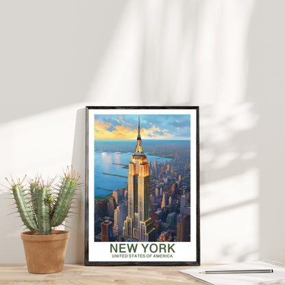 New York - Stati Uniti - USA | Travel Poster