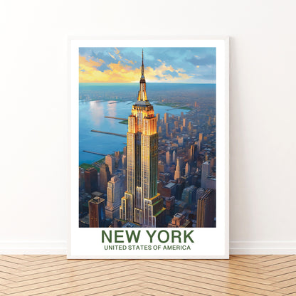 New York - Stati Uniti - USA | Travel Poster