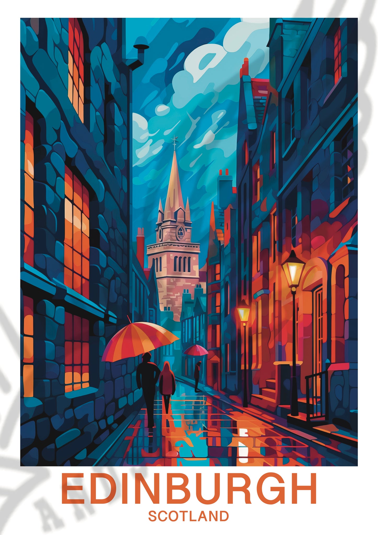 Edimburgo - Scozia | Travel Poster