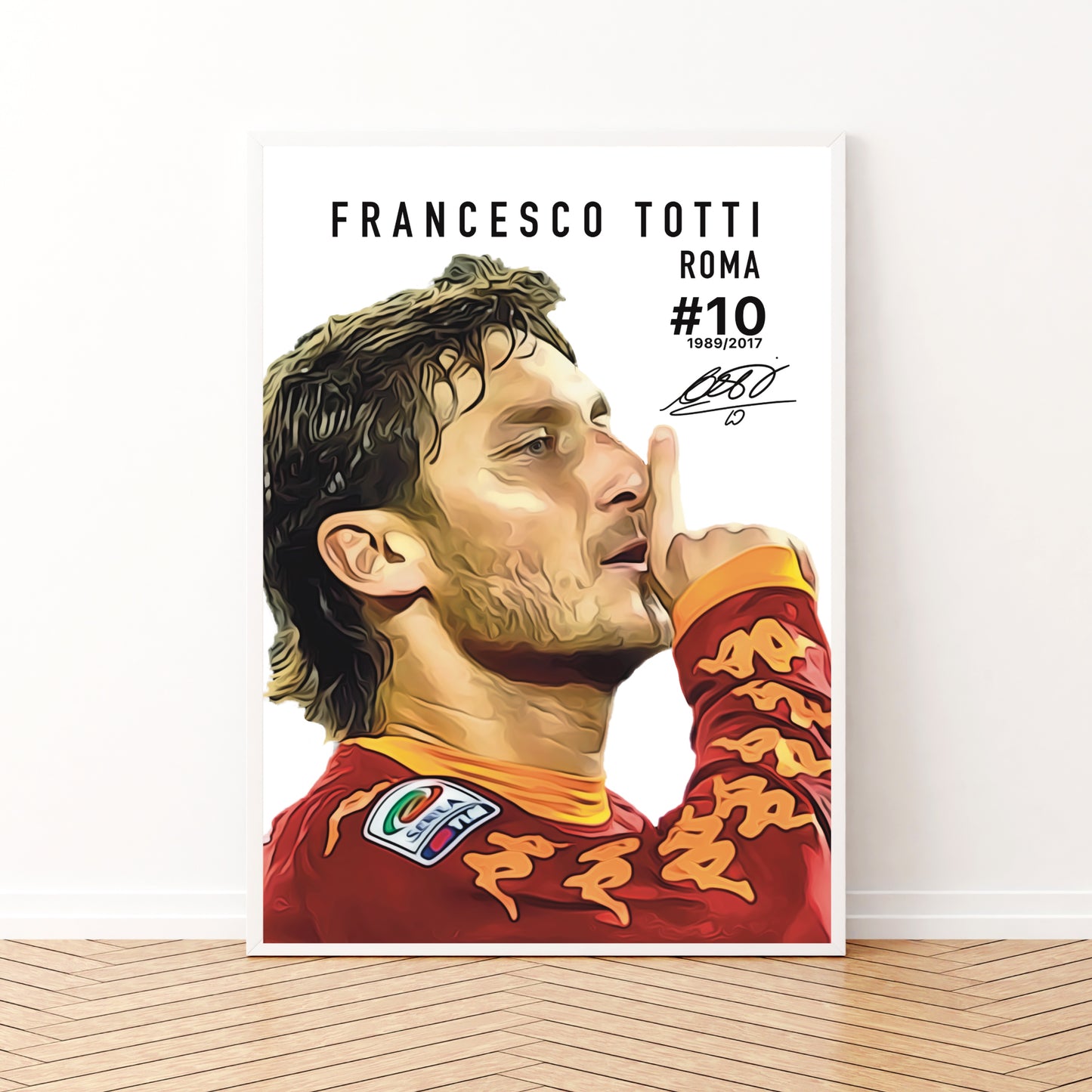 Francesco Totti Roma Portrait Autograph Edition Serie A