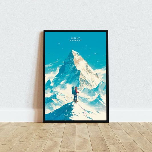 Travel Poster Monte Everest