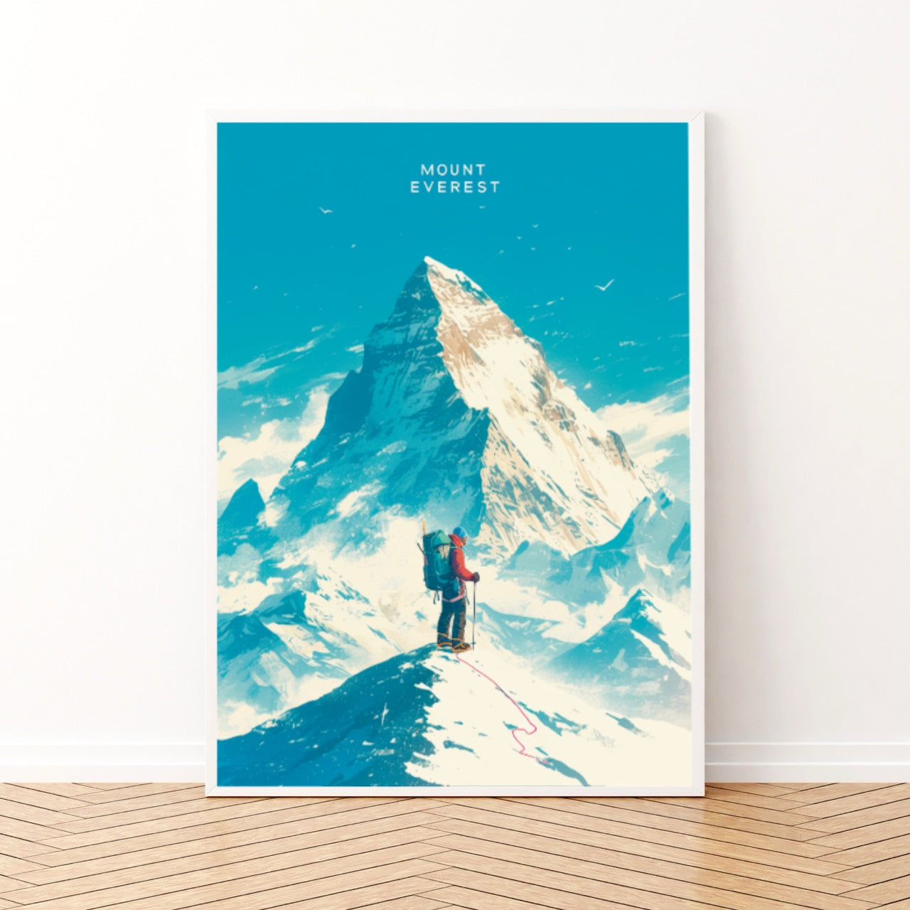 Travel Poster Monte Everest