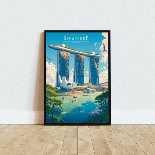 Travel Poster Singapore