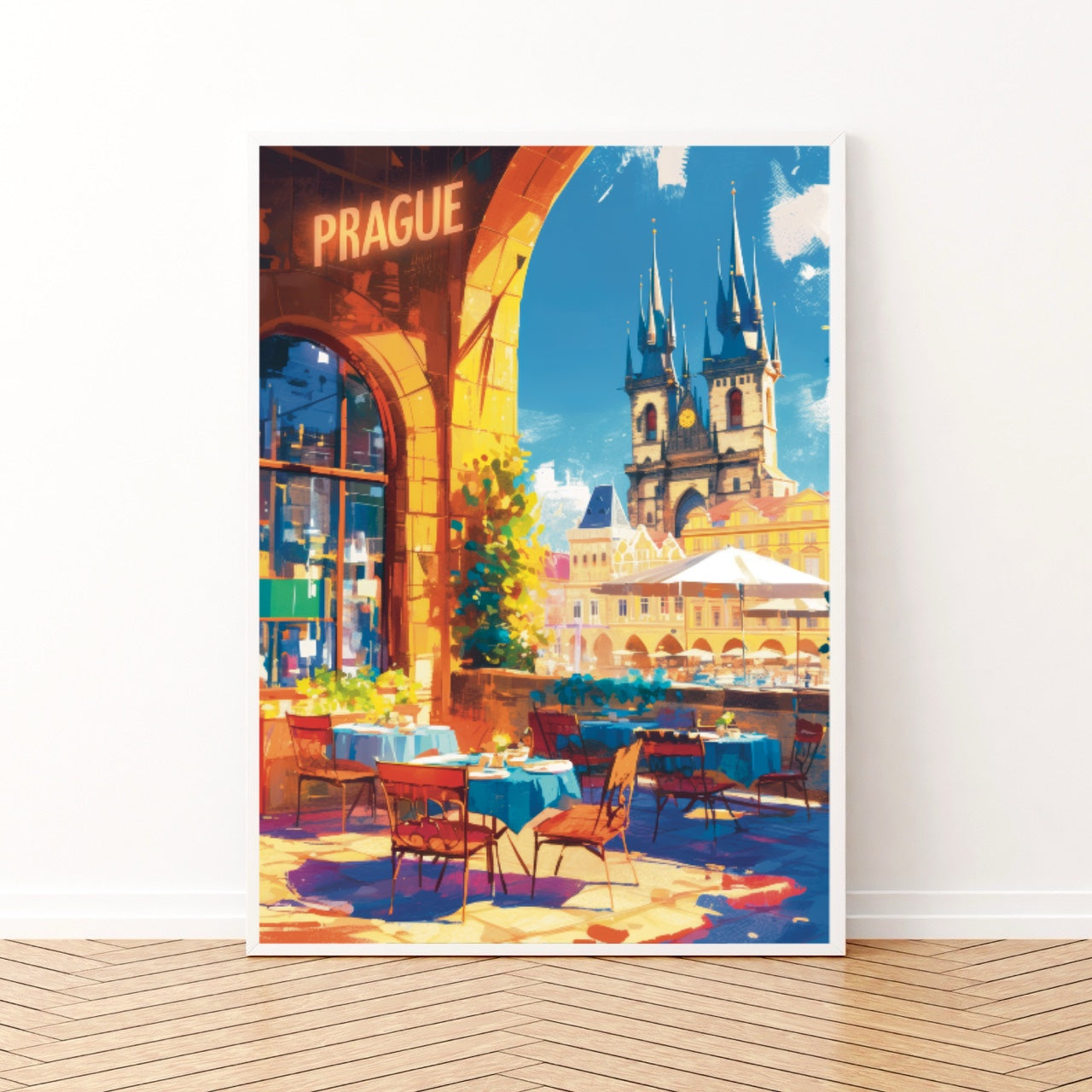 Travel Poster Praga