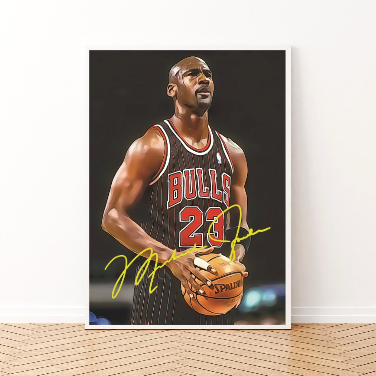 Michael Jordan Chicago Bulls 1998 Total Black Autografo Signature Series