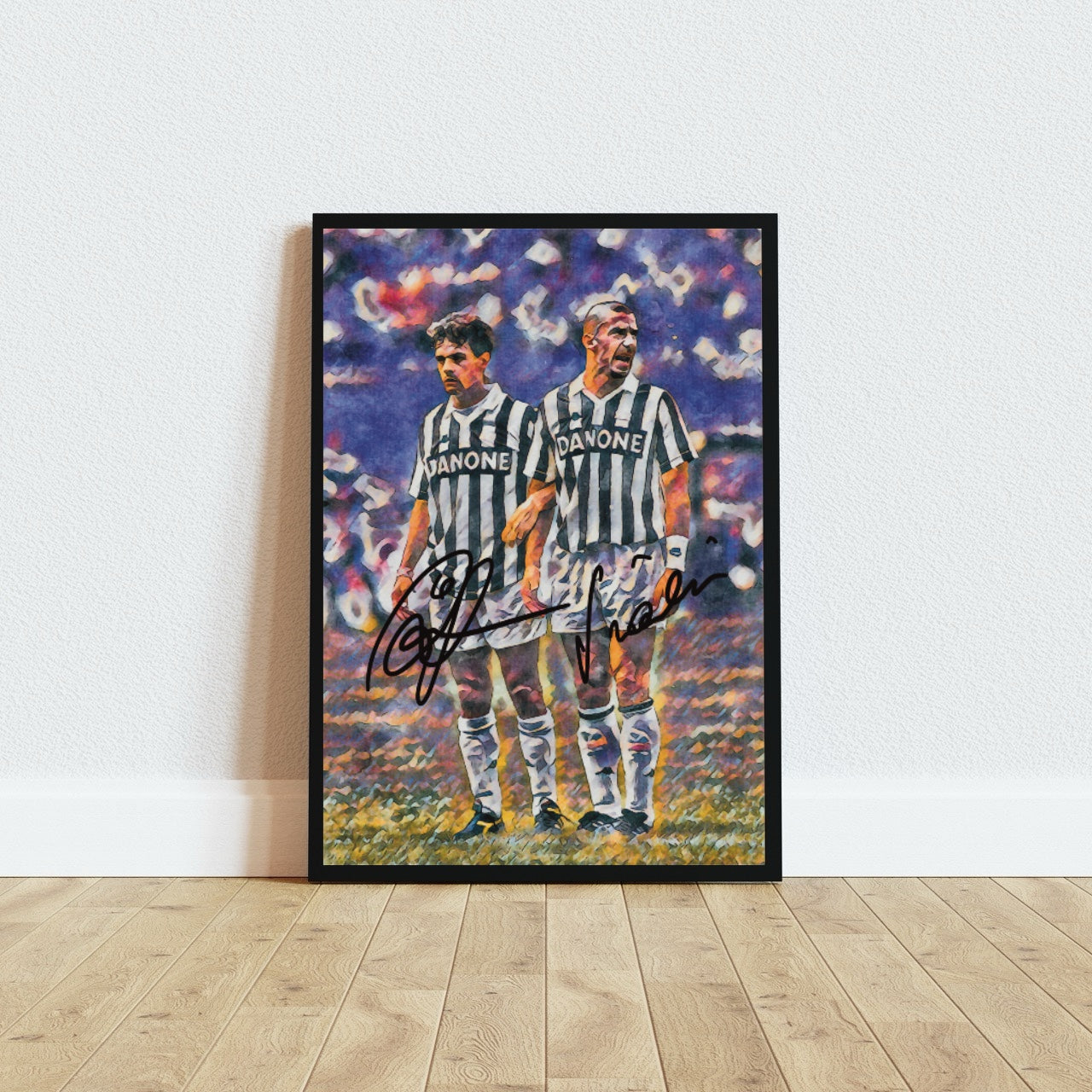 Roberto Baggio & Gianluca Vialli JUVENTUS Autografo Signature Series