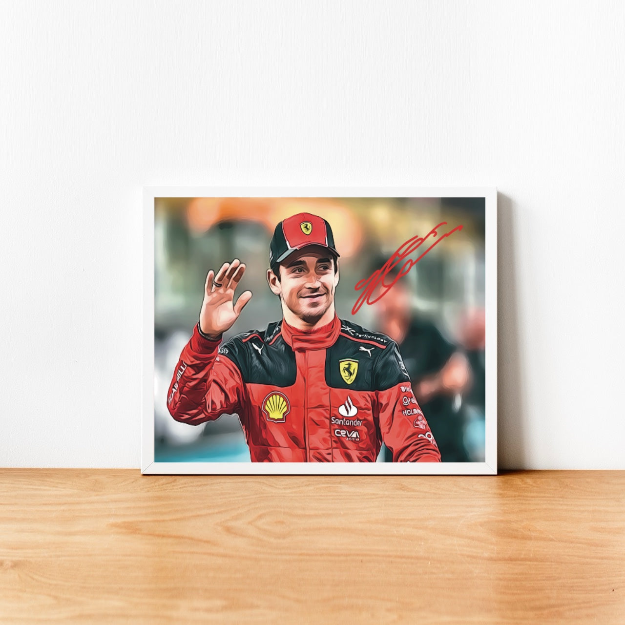 Charles Leclerc FERRARI Formula 1 Autografo Signature Series