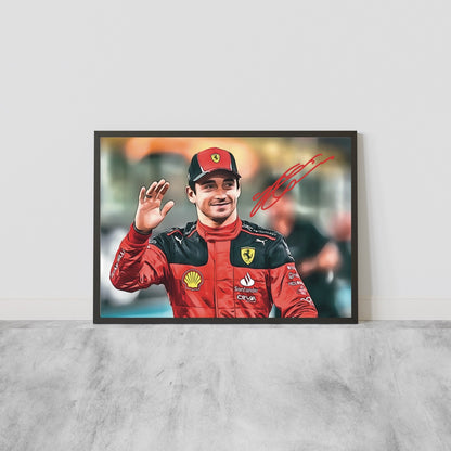 Charles Leclerc FERRARI Formula 1 Autografo Signature Series