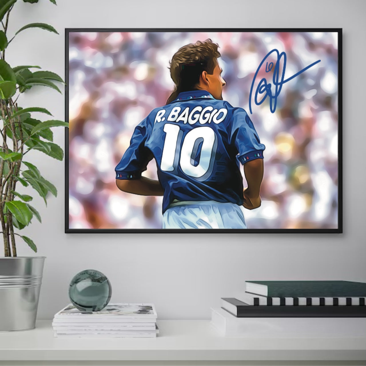 Roberto Baggio Italia Mondiali 1994 World Cup Autografo Signature Series