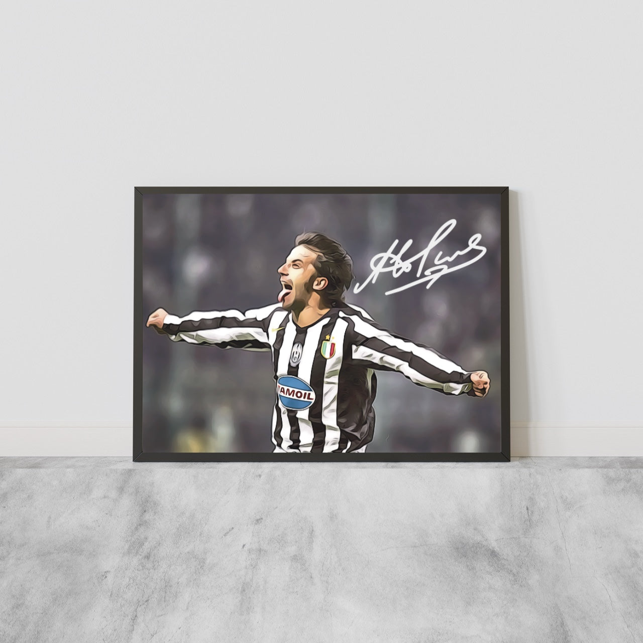 Alessandro Del Piero JUVENTUS Autografo 2005 Linguaccia Signature Series