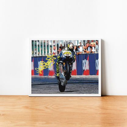 Valentino Rossi Yamaha MotoGP Autografo Signature Series