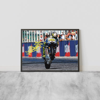 Valentino Rossi Yamaha MotoGP Autografo Signature Series