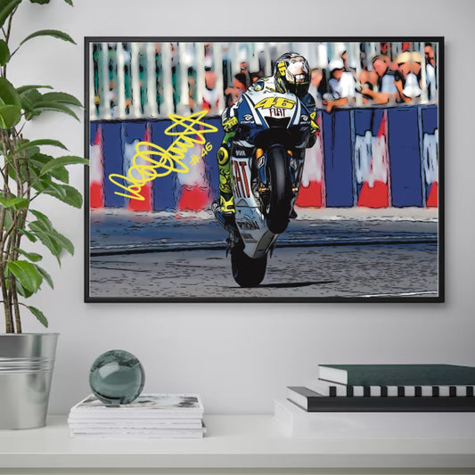 Valentino Rossi Yamaha MotoGP Autografo Signature Series