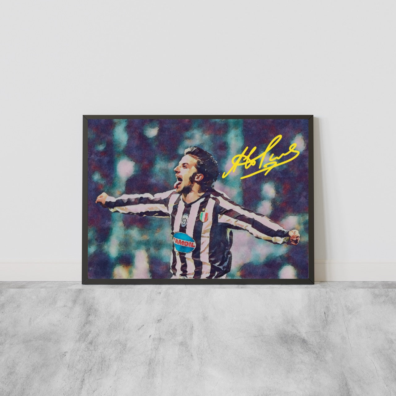 Alessandro Del Piero JUVENTUS Celebration Autografo Signature Series