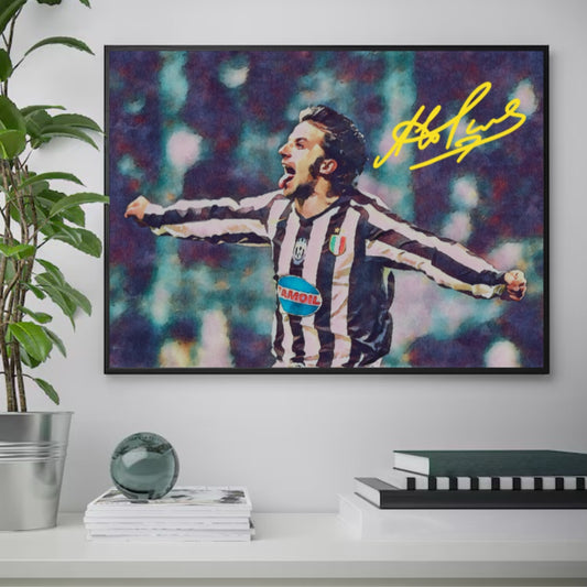 Alessandro Del Piero JUVENTUS Celebration Autografo Signature Series