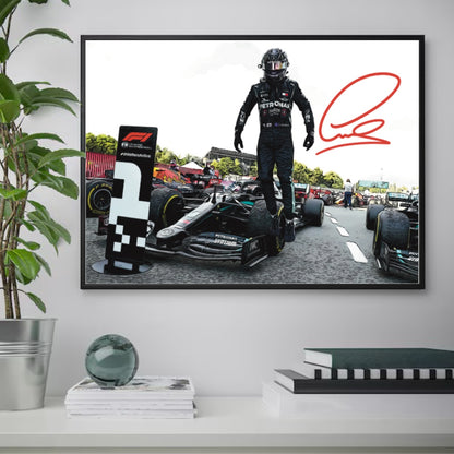 Lewis Hamilton Mercedes Formula 1 Autografo Signature Series