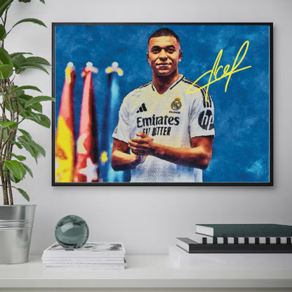 Kylian Mbappé Real Madrid Presentazione Autografo Signature Series