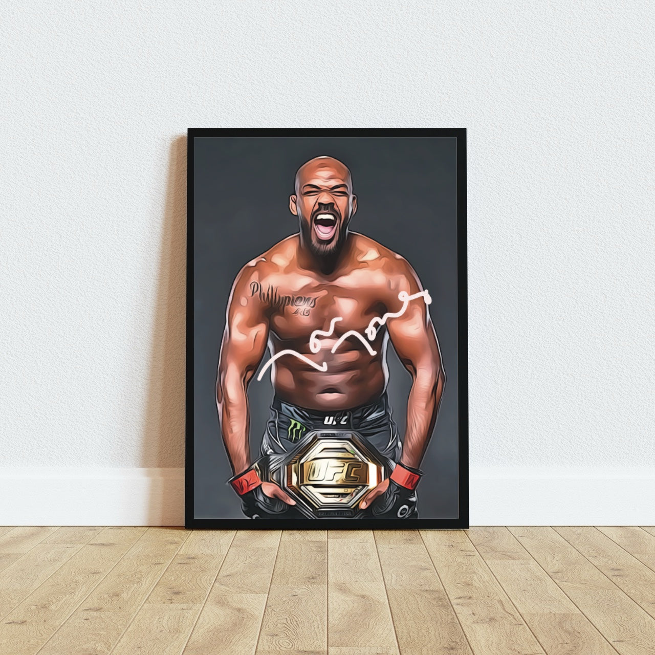 Jon Jones World Heavyweight Champion "Bones" Autografo UFC Signature Series