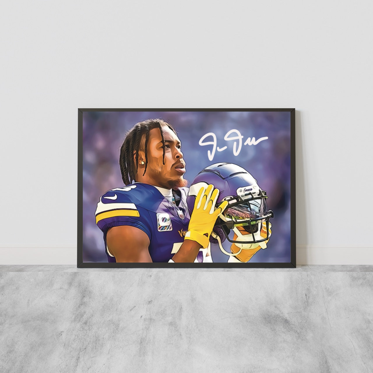 Justin Jefferson Minnesota Vikings Autografo Signature Series NFL SKOL