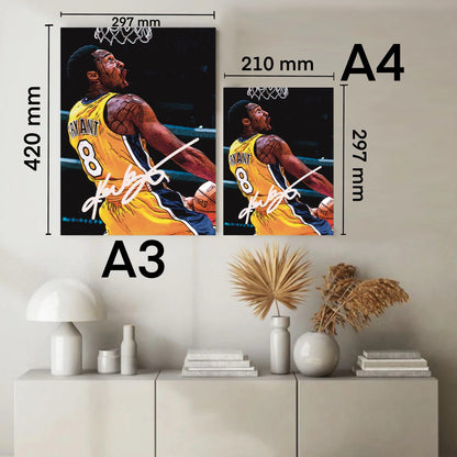 Kobe Bryant Los Angeles Lakers Iconic Dunk Autografo Signature Series Icon NBA