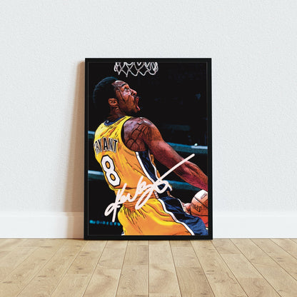 Kobe Bryant Los Angeles Lakers Iconic Dunk Autografo Signature Series Icon NBA