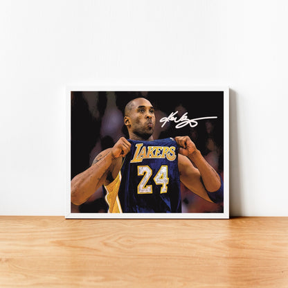 Kobe Bryant Los Angeles Lakers Autografo Signature Icon NBA