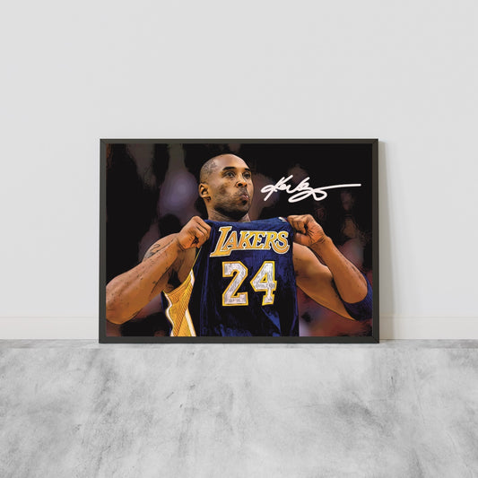 Kobe Bryant Los Angeles Lakers Autografo Signature Icon NBA