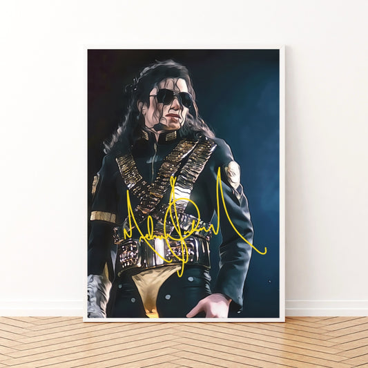 Michael Jackson Iconic SUPERBOWL Performance Autografo Signature Series Music Pop