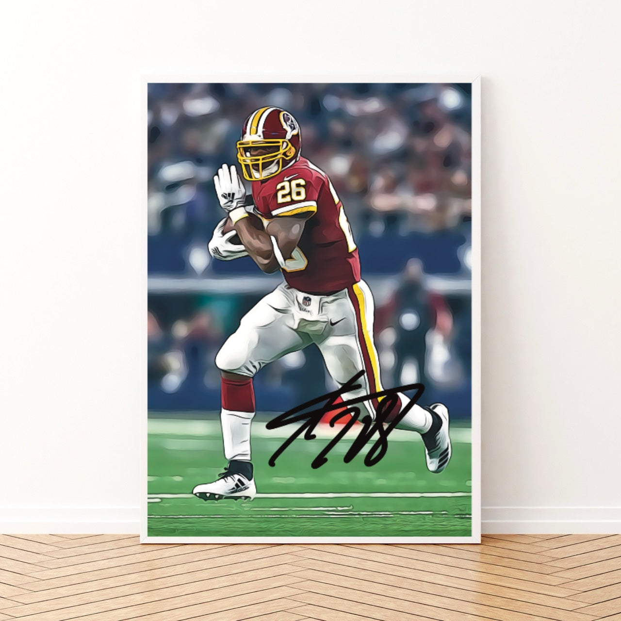 Adrian Peterson Washington Redskins Autografo Signature Series NFL