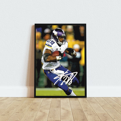 Adrian Peterson Minnesota Vikings Hall Of Fame Autografo Signature Series NFL SKOL