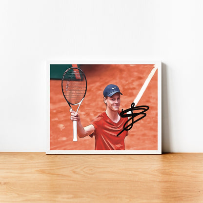 Jannik Sinner Roland Garros Autografo Signature Series Tennis