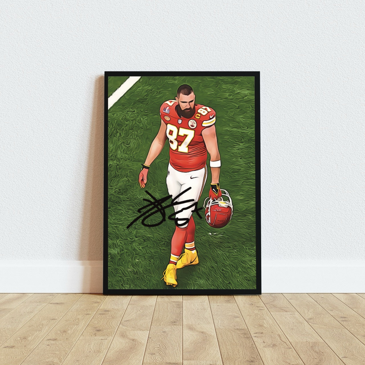 Travis Kelce Kansas City Chiefs Autografo Signature Series NFL SUPERBOWL