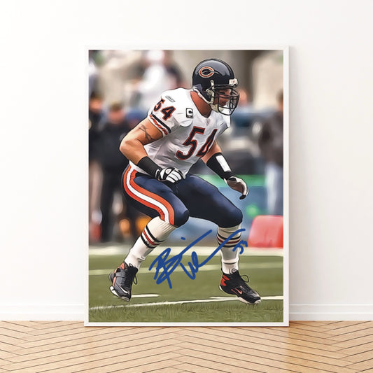 Brian Urlacher Chicago Bears Autografo Signature Series NFL